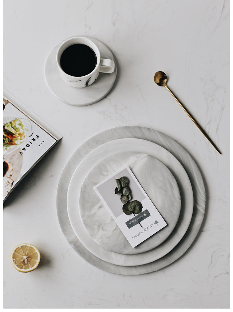 Nordic marble tray